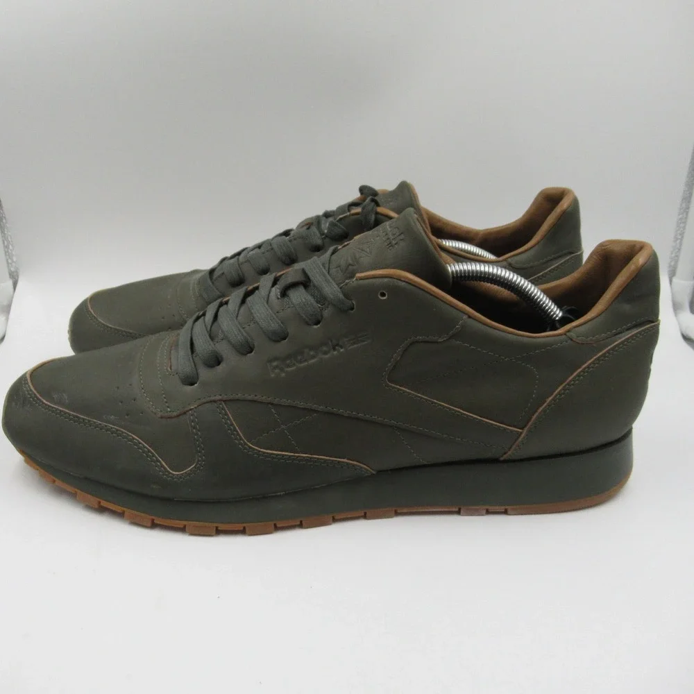Reebok Classic Leather Kendrick Lamar TDE Olive Green Mens 13 BS7465
